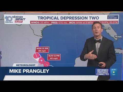 Tropical Depression Two could become 'Barry' before hitting Mexico