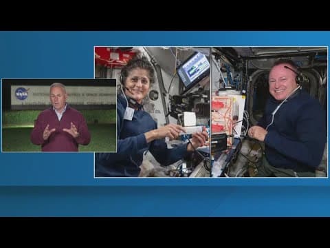 When do the astronauts land? | Two stuck on ISS set to return home after more than 9 months