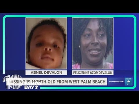 Missing child alert issued for 10-month-old out of West Palm Beach