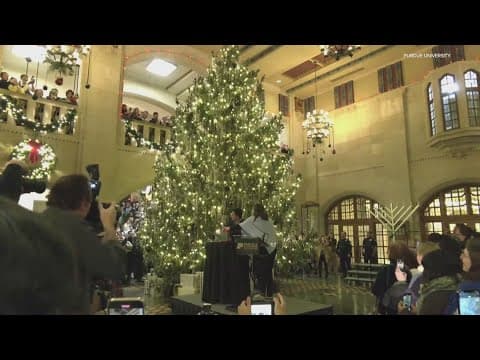 Purdue Christmas tree donation is a tribute to school staffer's late wife