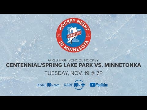WATCH: Hockey Night in Minnesota | Centennial/Spring Lake Park vs. Minnetonka (girls)