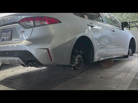 Someone stealing tires, rims from UH campus parking lots