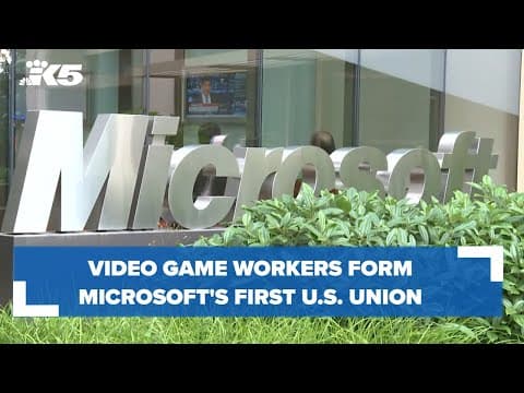 Game testers form Microsoft's first US labor union