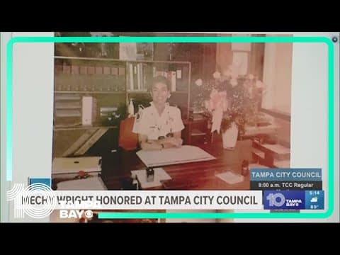 First woman firefighter honored by Tampa City Council