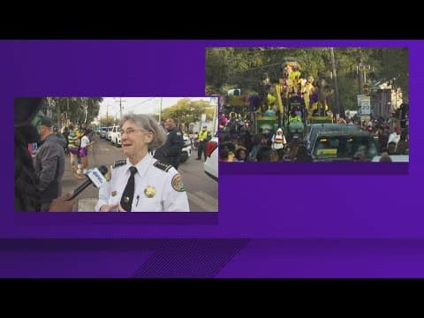 NOPD Chief joins in on the Mardi Gras fun