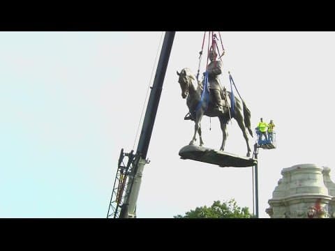 Virginia Robert E. Lee statue melted down