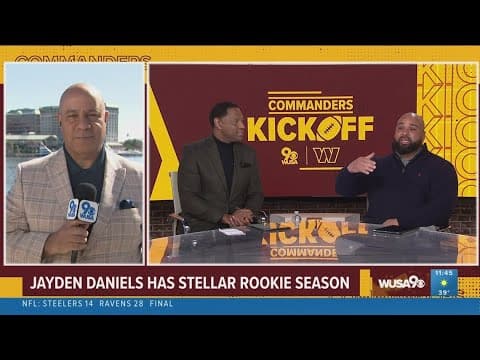 Kedric Golston reflects on Jayden Daniels' performance