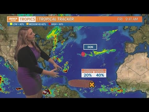 Friday afternoon tropical update: tropical depression could develop as wave moves towards Caribbean