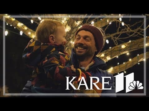 Families ring in the new year early surrounded by thousands of winter lights at the Arboretum