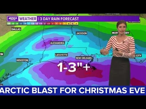 New Orleans Weather: Huge cool-down arrives before Christmas