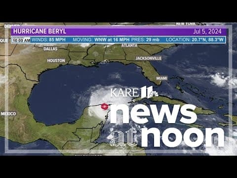 Hurricane Beryl makes landfall in Mexico; U.S. heatwave ahead