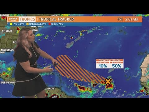 Friday morning tropical update: Wave in central Atlantic has a medium chance of development