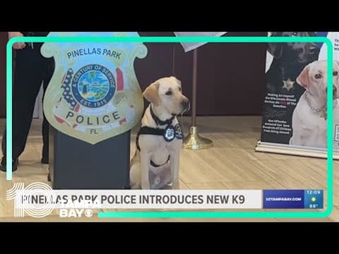 Pinellas Park police introduces new K-9