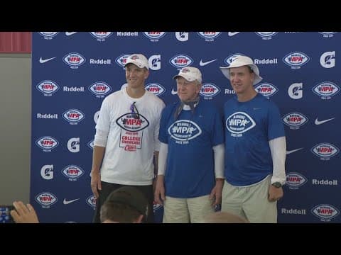 Family affair at the 28th Manning Passing Academy