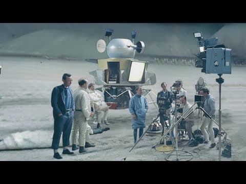 Verify: Viral images of moon landing filming are AI