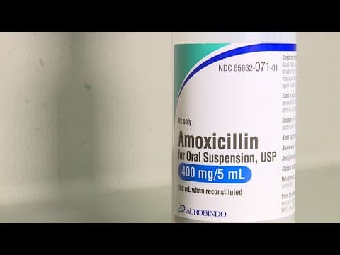 Shortage of amoxicillin impacting parents of sick kids