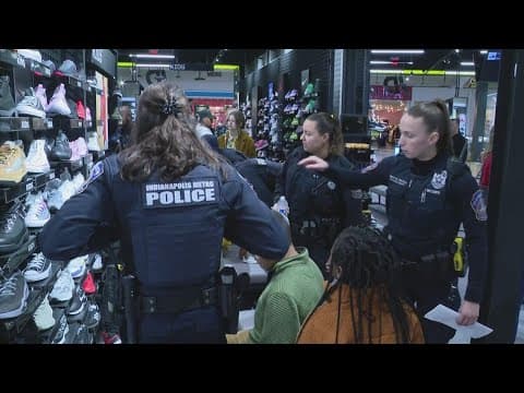 30 kids get shopping spree with IMPD's Clothe-a-Child