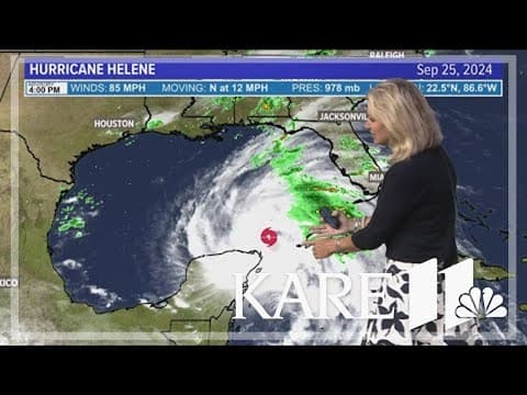Tracking Hurricane Helene, could become Category 4