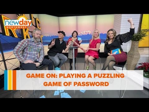 Playing a puzzling game of Password - Game On - New Day NW