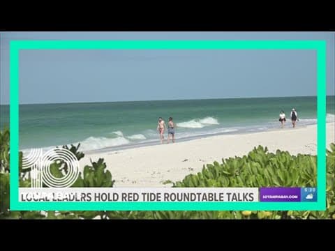 Red tide conditions improving somewhat, local leaders hold roundtable conversation