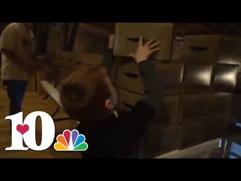 Nonprofit supporting military families holds box packing fundraiser in Knoxville