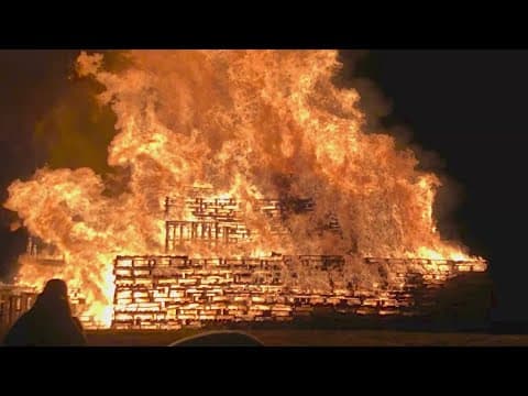 UNT students hoping to light massive bonfire Friday night after postponement