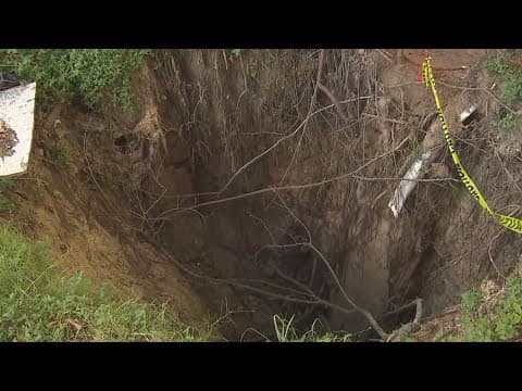 'Don't want anybody to be hurt' | Residents concerned over large hole near community center