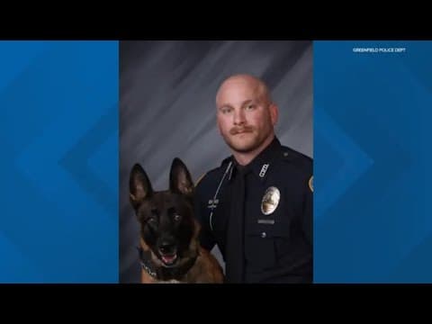 Greenfield K-9 dies after seriously injuring off-duty New Palestine officer