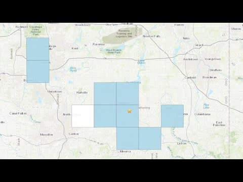 3.0 magnitude earthquake recorded Saturday morning in northeast Ohio