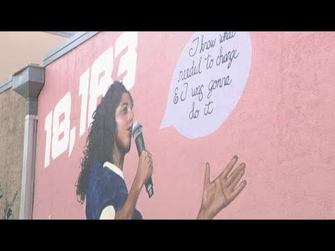 Harris County Judge Lina Hidalgo mural unveiled in Midtown