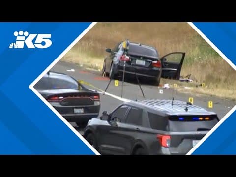 Troopers do not believe stabbing, shooting incident on I-5 that left 1 dead and 3 injured was random