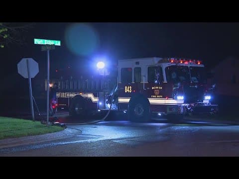 Child, mother injured in Bowie house fire