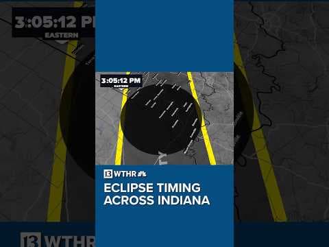 Here is the timing of the 2024 Total Solar Eclipse across Indiana