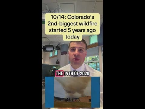 10/14: Colorado’s 2nd-biggest wildfire started 5 years ago today