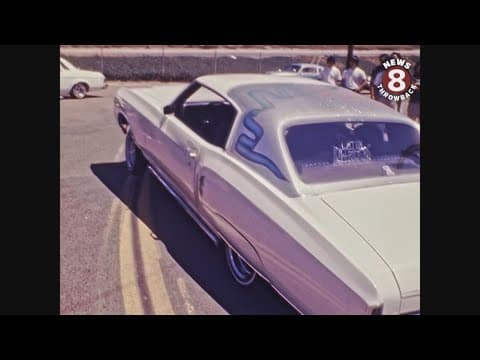 Lowriders on display in San Diego July 1976