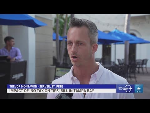 Service workers react to potential tax break from 'No Tax on Tips Act'