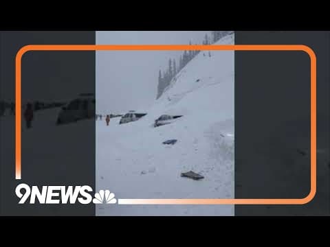 Avalanche Buries Cars Under Snow In Colorado Mountains