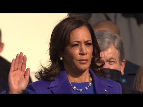 Kamala Harris sworn in as Vice President of the United States