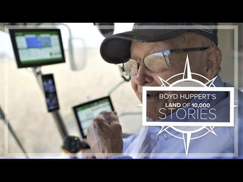 At 94, founder of fourth-generation farm still commands the combine