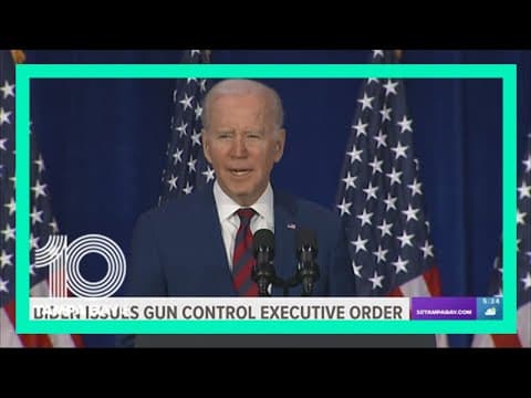 Biden issues order to strengthen gun background checks