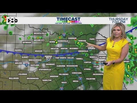 DFW Weather | Weak cold front to bring rain chances in 14 day forecast