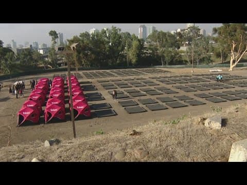 San Diego opens second safe sleeping site
