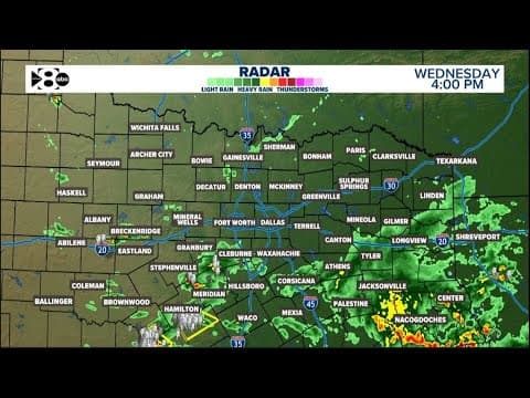 RADAR: Following potential thunderstorms in North Texas