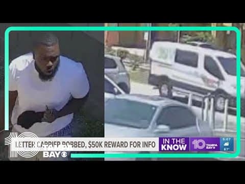 Man wanted for robbery of Tampa USPS letter carrier