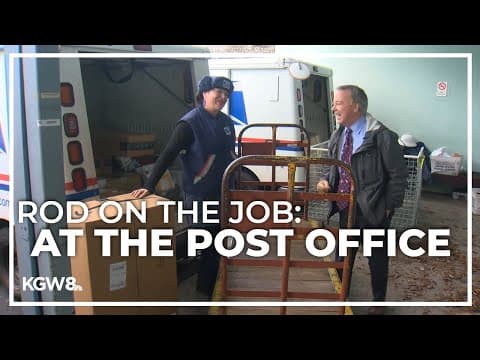 Rod Hill becomes a US postal worker for a day | Rod on the Job