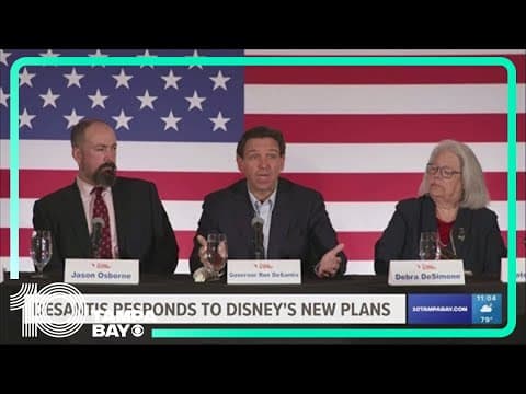 DeSantis asks that judge be disqualified from Disney's free speech lawsuit
