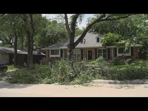 Power outages, storm debris cleanup continues in North Texas