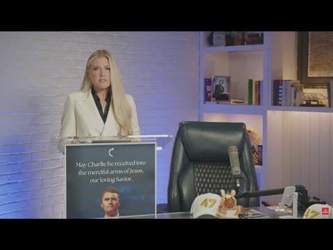 Charlie Kirk's widow speaks for the first time after his murder