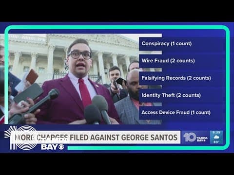 Rep. Santos faces new charges he stole donor IDs, made unauthorized charges to their credit cards