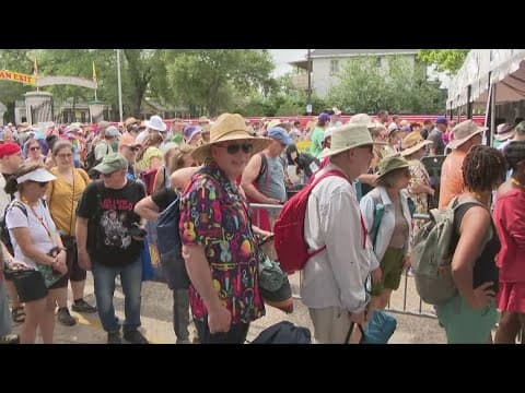 Jazz Fest Day 1: Gates open and festivalgoers pour in at the Fairgrounds